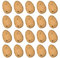 FeiliandaJJ 20Pcs Ostern Deko Eier 2×3cm Mini Ostereier Blau/Grün/Rosa/lila/Weiß/Golden Schaum Ostereier zum Bemalen Ostern Dekorationen DIY (I)