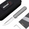BÖKER PLUS® Cataclyst Titan - Flipper Taschenmesser mit Titan Griff - Gentleman Folder mit D2 Klinge & Framelock - EDC Klappmesser in Geschenk-Box (Cataclyst Titan)