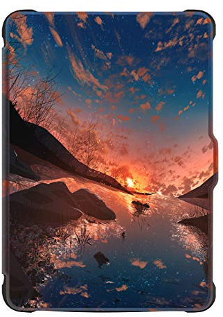 Custodia Kobo Clara HD 2018 Cover Pelle Silicone Flip 360° Automatici Svegliati o Sonno Funzione Magnetico Airbag Antiurto Design Interessante Cover per Kobo Clara 2018 HD Schermo 6 (10)