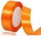 Orange Satinband 25mm x 22Meters Schleifenband Orange Geschenkband Dekoband Stoffband für Geschenk, Basteln, Nähprojekte, Haarschleifen, Brautstrauß, Hochzeits Dekoration