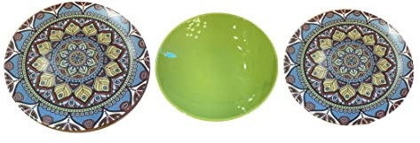 LA PORCELLANA BIANCA Servizio piatti 6 posti ISTANBUL set 18 piatti maiolica