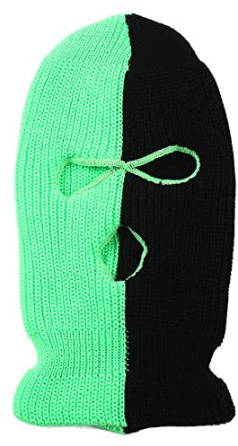 YAMEE Sturmhaube 3-Loch-Vollmaske Skimütze Herren Wintermütze,Balaclava Damen Strickmütze Sturmmaske,Winter Gestrickte Vollgesichtsabdeckung für Männer Frauen Outdoor Radfahren Skifahren Laufen