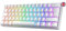GK61 Mechanical Gaming Keyboard - 62 keys Multi Color RGB Illuminated LED Backlit Wired Programmable for PC/Mac Gamer - ISO UK Layout (Gateron Optical Yellow, White)