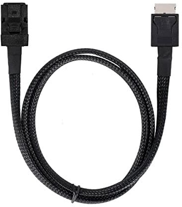 CY Cable OcuLink PCIe PCI-Express SFF-8611 4i to Mini HD SFF-8643 SSD Data Active Cable 50cm