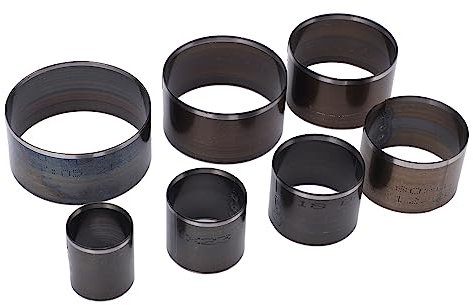Lot de 7 Poinçons en Cuir, Outil de Trou Emporte Pièce, Outil de Poinçonnage en Cuir Creux, Outil de Poinçonnage en Cuir, Forme Ronde, Moule de Découpe, Poinçonnage pour Bricolage