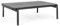 Decor Space Table basse Florencia avec structure en aluminium, plateau en verre effet pierre pour extérieur (anthracite)