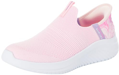Skechers Mädchen Sandalen, Hellrosa Mesh-Multi-Besatz, 5 UK