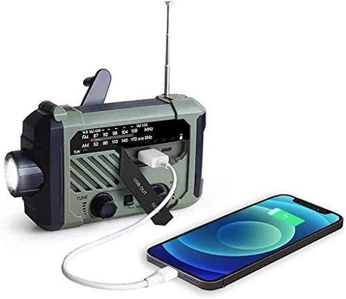 CAFFIA Digital Radio Internet Wifi,Outdoor camping supplies, hiking equipment, a full set of emergency radios, hand-cranked power generation,