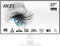 PRO MP273AW Monitor 27 IPS FHD (1920x1080), 1ms, 100 Hz, Altoparlanti integrati, Schermo Eye-Friendly, VESA, PIVOT, HDMI, DP - Bianco