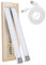 Ultra-Bright 70LED Motion Wardrobe Lights Large 2000mAh Rechargeable Battery Powered Long Lasting Closet Lighting. Cordless Sensor Lamp for Kitchen Under Cabinet, Counter. 6000k Cool White