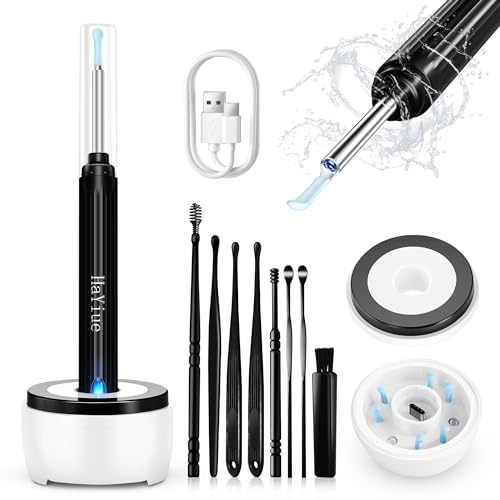Ear Wax Removal, Ear Cleaner, Ear Wax Removal Tool with 1269P, Ear Camera Otoscope with Light, Ear Cleaning Kit for iPhone, iPad, Android Phones(Multicolour)