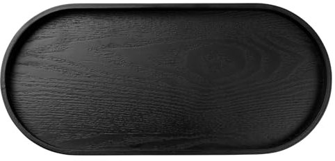 ASA Selection Wood Holztablett oval schwarz 35,5x16,5cm