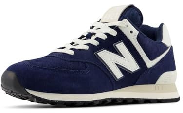 NEW BALANCE Homme 574 Sneaker, Bleu, 45 EU