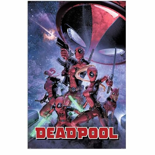Marvel Deadpool Poster Family