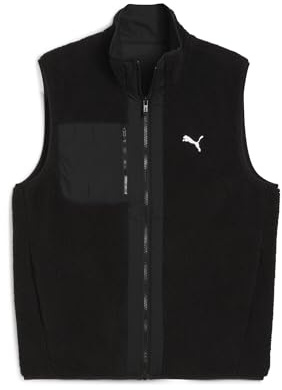 PUMA Unisex Reversible Hybrid Sherpa Vest Übergangsjacken (1er Pack)