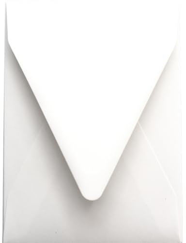 Netuno 100 weiße Umschläge 18,2 x 13,4 cm 120g Malmero Blanc elegante Briefumschläge Spitzklappe nassklebend für Hochzeit Geburtstag Weihnachten Taufe Einladungsumschläge umweltfrundlich Briefkuvers