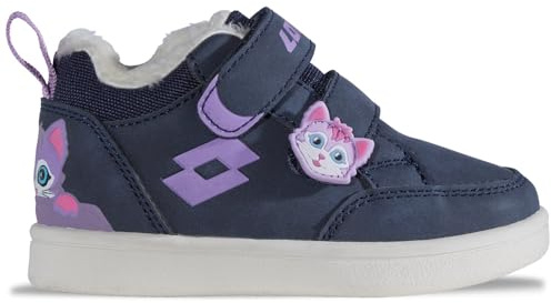 Lotto Stylecode: 2800030M Velbani Fur M Unisex Kids Sneaker in kinderfußgerchter Passform für Mädchen & Jungen I mit praktischen Klettverschlüssen I kuschelig warm gefüttert