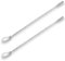 2 Stück Barlöffel Rühroffel 30cm Langer Cocktail Rührer Gin Löffel, Cocktaillöffel langer Griff Barlöffel Cocktail-Rührlöffel Gewindeform lange Rührlöffel Bar-Rührlöffel für Shaker hohe Tassen