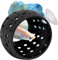 Mudoulu Betta Fisch Tunnel, Kleines Aquarium Höhle Fisch-Versteck-Ruherohr mit Saugnapf Deko Aquarium Zubehör für Betta Guppies Ruhen Schwarz