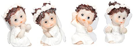 GOOHOCHY 4piezas Mini Adorno De Ángel De Decoración para Bodas y Figuritas De Ángel para y Scrapbooking