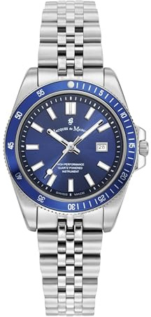 B Jacques DU MANOIR Women's Watche's Analog 0678312283bf1589044448c5bab627ca6e66f5c694bec0fb16ae51547d5896d3 154.9.196.144 Stainless Steel Strap JWL05001
