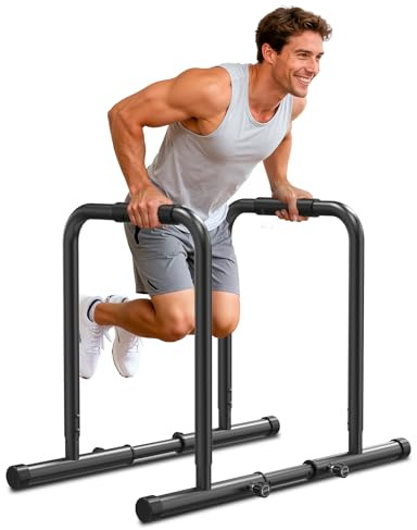 Botifly Dip Bars adjustable Dip Bar with Safety Connectors Height-Adjustable Parallettes Calisthenics Training Equipment for Muscle and Strength Training