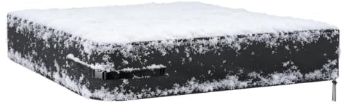 Bâche de bac à Sable Protection imperméable Coupe-Vent carrée Grande Taille