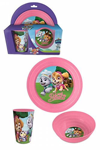 Paw Patrol die Patrulla Canina – Set Frühstück Plastico 3pcs Paw Patrol (Suncity ppb102522)