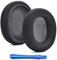 Ersatz-Ohrpolster aus Velour Schaum für SteelSeries Arctis 3 Arctis 5 Arctis 7 7P Arctis 1 Arctis 9 Arctis 9X Arctis ProArctis Prime Kopfhörer Ear Pads Ohrmuscheln (schwarz)