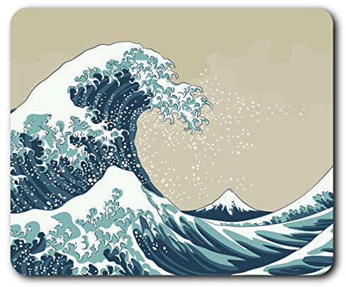 Vintage Great Wave Japan Art Mouse Mat Pad Computer PC Laptop Gaming Office Home Desk Accessory Gadget 2115