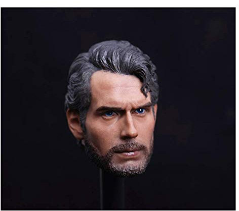 ZSMD 1/6 Scale Männlicher Kopf Modell Superman Stahl Torso Wanderlohnempfänger Verschrottet Kopf Schnitzen Geeignet Zum Anziehen HT VERYCOOL TTL PHICEN TBLeague