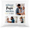 Herz & Heim® Kuscheliges Vatertagsgeschenk - Kissen mit eigenen Fotos - Glück ist einen Papa wie Dich zu haben