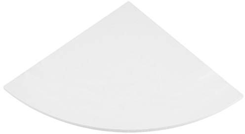 Cabilock 1 Pack Étagère Murale Flottante Étagère Dangle Murale Ensemble de Support de Rangement Triangulaire Dangle Mural - Rayon 30Cm (Blanc)