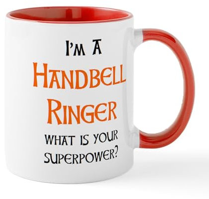 CafePress Handbell Ringer 11 oz (325 ml) Ceramic Coffee Mug