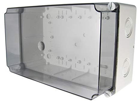 TP electric Industriegehäuse/Verteilerkasten/Leergehäuse IP67 (180 x 300 x 150 mm, mit Transparentdeckel)