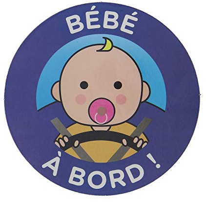 Color Pop 550048 Babyscheibe mit elektrostatischem Rand – Illustration Baby
