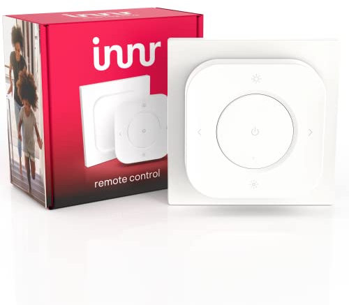 innr Télécommande pour contrôle sans fil de lumières LED intelligentes à intensité variable (Zigbee et WiFi) Télécommande 5 touches, RC 250