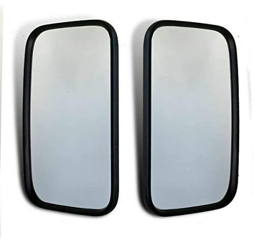 2x Spiegel Schwarz Ersatzspiegel Rückspiegel Außenspiegel Zusatzspiegel Links Rechts LKW Bus Traktor 320mmx187mm