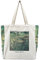 BROADREAM Monet's Water Lily, Borse della Spesa Donna, Ninfea di Monet, The Tote Bag Has a Size of Approximately 35 x cm with Long Handle 27 cm