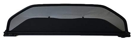 PureWind Windschott kompatibel mit Volvo C70 II Baujahr 2006-2013 (Schwarz) – Windschott Universal mit Schnellverschluss inkl. Tasche