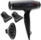 Corioliss Typhoon Secador de Pelo Profesional | Silencioso | Motor BLDC 2400W | Ligero 417 Gr. | Potente | Iónico Antifrizz | Difusor y 2 Boquillas | Black Chrome