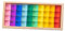 EHJRE Stapelspiel Regenbogen Acryl Edelsteinwürfel, Regenbogen-GEM-Würfel Bausteine, Kinder Lernen Farbe Licht Schatten Spielzeug, Würfelblöcke Bausteine-Set für Kleinkinder, Geburtstagskind, 40 Stück