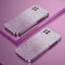 Custodia Telefono Trasparente Compatibile con Huawei P40 Lite 4G Cover Cornice Elettroplaccata Gradiente Glitter Protettiva Sottile TPU