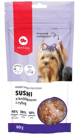 Maced Snack für Hunde Fisch Kaninchen 60 g