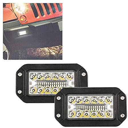 Osmond 2 unidades 12 V 6 Pulgadas Empotrado Trabajo Luz 26 LED Faros de Coche Proyector Super