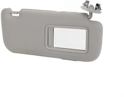 Viseras Repuesto Accesorios Interiores Parasol Gris Beige Lado Izquierdo Y Derecho Conductor Y del Pasajero para Toyota para Auris Y para Corolla 2007-2013 Interior Coche, con Espejo(Grey Right)
