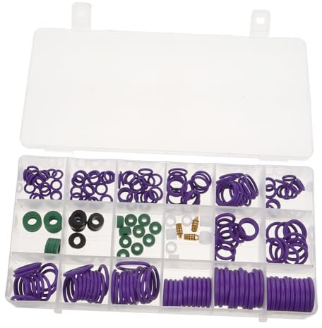 BUGUUYO 1 Jeu Anneau en caoutchouc de climatisation assortiment de joints toriques joint torique accessoires anneaux de climatiseur de voiture kit de joints toriques en caoutchouc