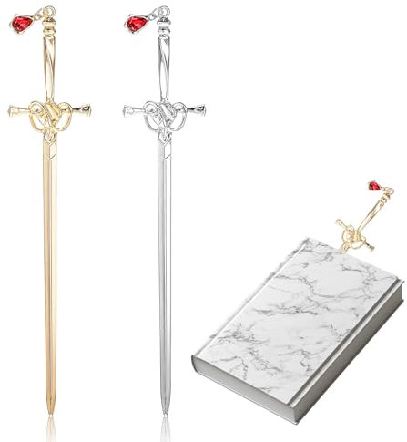 2 Stück Schwert Haarnadeln Haarstäbchen Haarstab Chinesisch, Metall Haarstäbchen, Chinese Hair Pin, Schwert Haar Stäbchen, Vintage Haarstab, Für Damen Dutt Mit Haarschmucksteinen, Elegante Dekoration