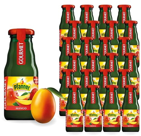 Pfanner Gourmet 25% Mango-Maracuja Nektar – 24 x 0,2L Einwegglas – Hochwertiger Mango- und Maracujanektar aus Konzentrat – Für Gastronomie, Hotellerie & anspruchsvollen Genuss zuhause