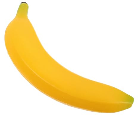 JUMPLAWN Early Educational Banana Musical Shaker Fruit Percussion Instrument for Hand-eye Coordination Development Clear Sound Plaything for Birthday and Learning